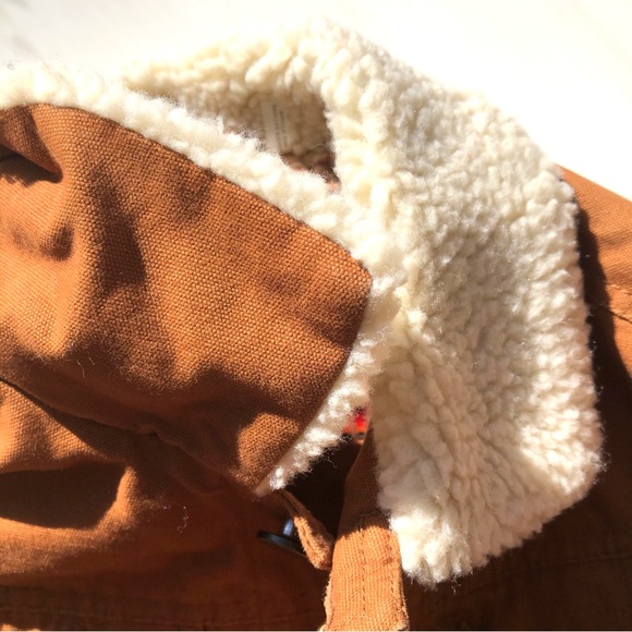 Pendleton Brown Crop Jean Jacket with Sherpa Collar - Picture 8 of 10